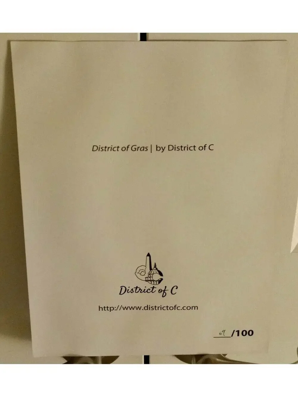 District of Gras - District of C Limited Edition Framed Art Print